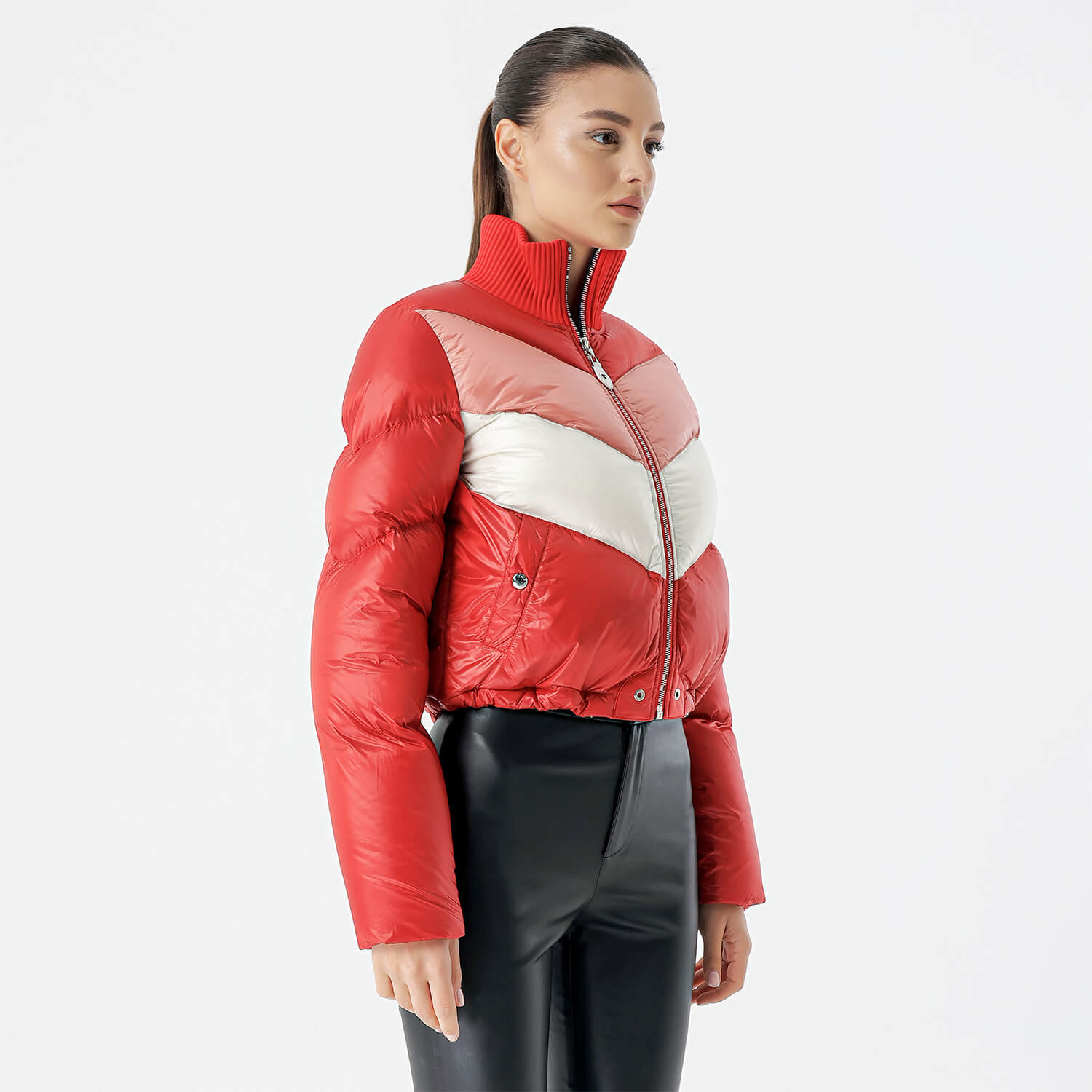 Louis Vuitton - Red&Pink Puffer Jacket